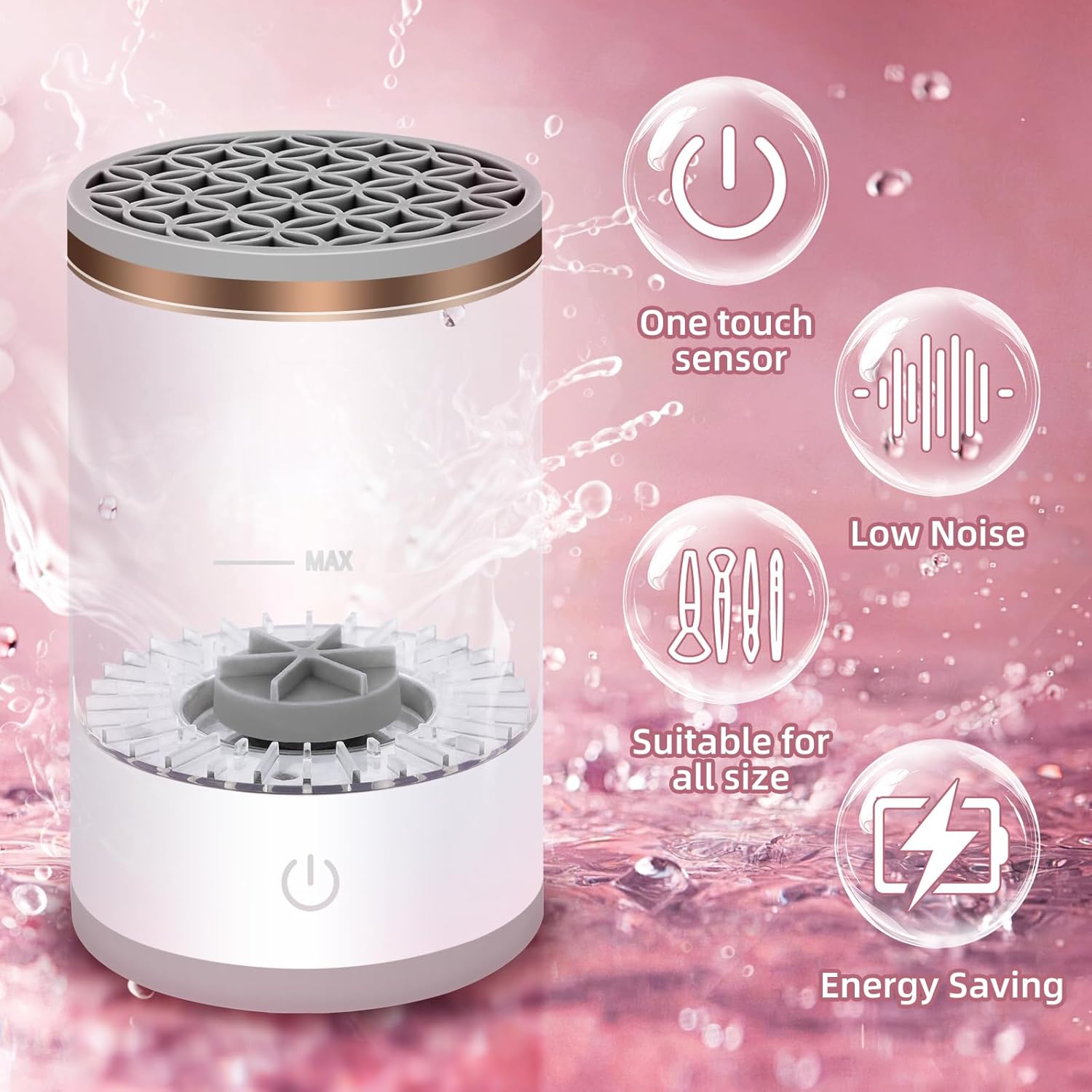 Automatic Electric Makeup Brush Cleaner