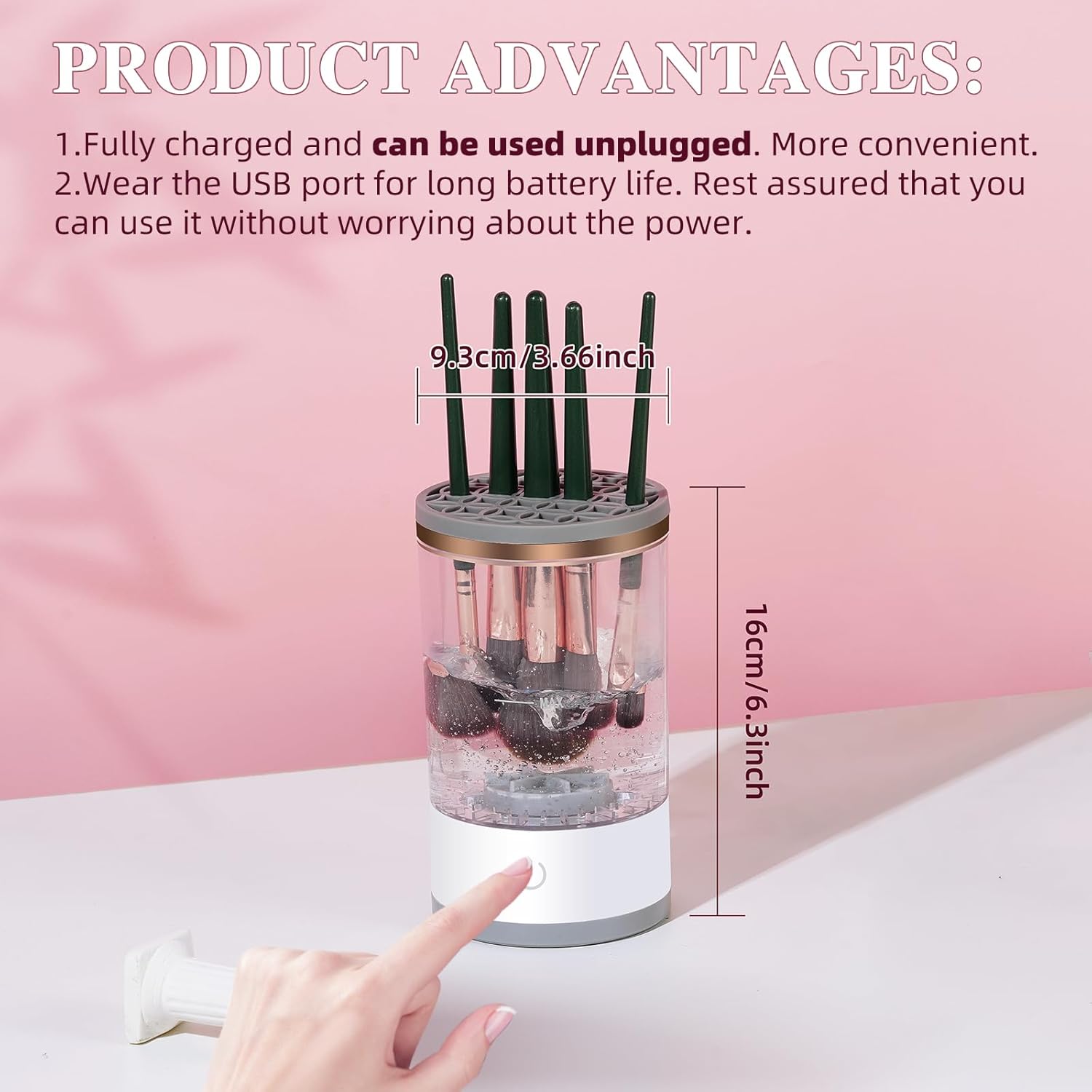 Automatic Electric Makeup Brush Cleaner